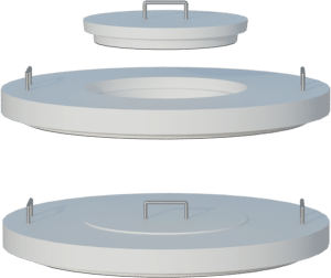 Betonski poklopac SA POKLOPCEM