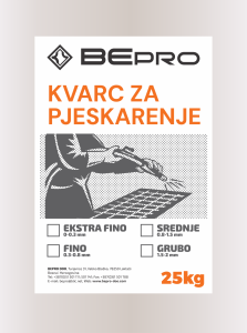 Vrece Kvarc za Pjeskarenje niza rezolucija